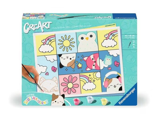 [90328606 1653408] Ravensburger Malen nach Zahlen CreArt: Squishmallows