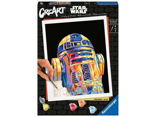 [90328624 1653405] Ravensburger Malen nach Zahlen CreArt: Star Wars – R2-D3