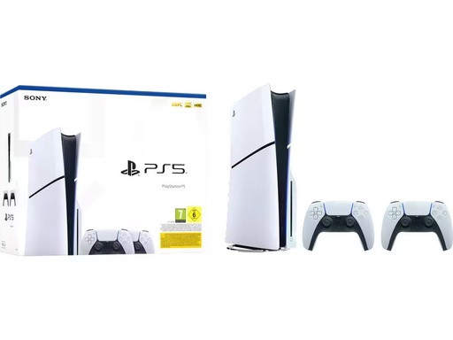 [90328637 1659185] Sony Spielkonsole PlayStation 5 Slim – Disc Edition 2x DualSense
