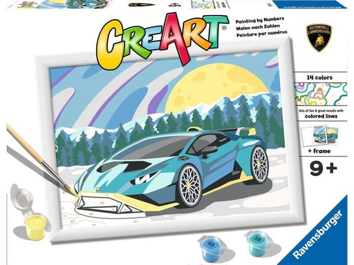 [90328732 1653398] Ravensburger Malen nach Zahlen CreArt: Blue Lamborghini
