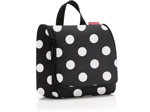 [90328767 1616383] Reisenthel Necessaire Toiletbag Dots White