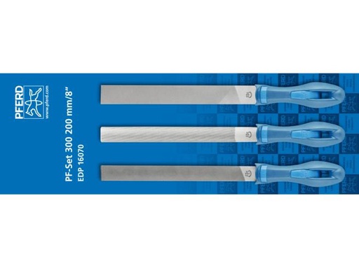 [90328773 1639593] Pferd Feilenset 3-tlg. 200/300 mm