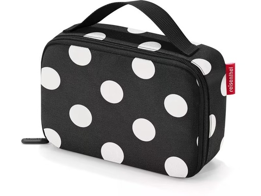 [90328823 1616400] Reisenthel Lunchbox Thermocase Dots White