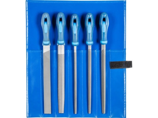 [90328858 1639620] Pferd Werkstattfeilen-Set WR 5-tlg. 250 mm Hieb 3