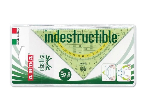 [90053108 1170262] Arda Geodreieck Elastika 45° 16 cm