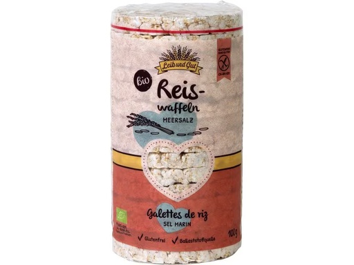 [90329852 1663610] Leib und Gut Bio Reiswaffeln mit Meersalz 100 g