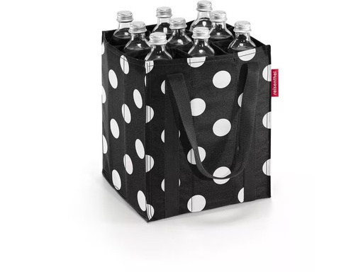 [90329927 1616369] Reisenthel Flaschentasche Dots White