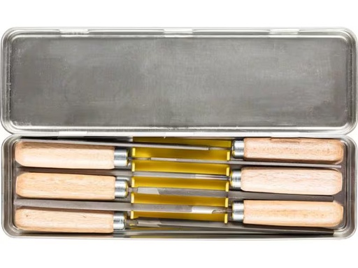 [90330055 1639604] Pferd Schlüsselfeilen-Set 6-tlg. 100 mm Hieb 2, 265 K