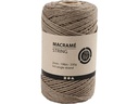 Creativ Company Baumwollgarn Makramé 330 g, Hellbraun