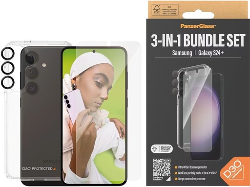 [90330138 1645755] Panzerglass 3-in-1 Bundle Galaxy S24+