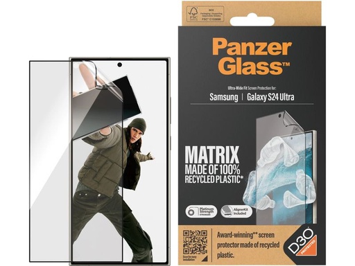 [90330159 1645726] Panzerglass Displayschutz Ultra Wide Fit D3O PET Galaxy S24 Ultra