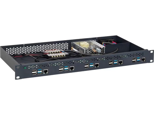 [90330290 1666954] Rackmount IT Rackmount Kit RM-PI-T1 für 5x Rasperry PI 4