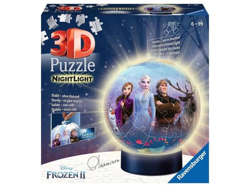 [90005298 889540] Ravensburger 3D Puzzle Frozen II Nightlight