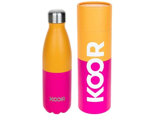 [90330894 1271889] KOOR Trinkflasche Arancia / Rosa 500 ml