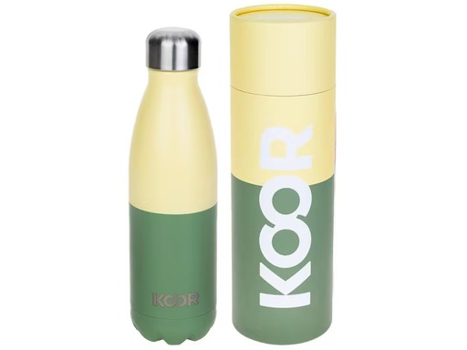 [90330911 1271887] KOOR Trinkflasche Giallo / Oliva 500 ml