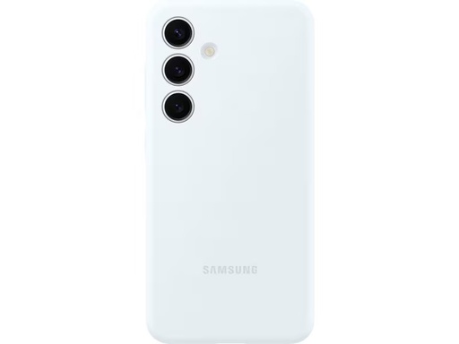 [90331359 1647877] Samsung Back Cover Silicone Galaxy S24 Weiss