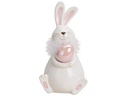 G. Wurm Hase Hellrosa, Weiss