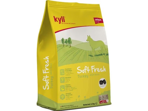 [90331470 548335] kyli Halbfeuchtfutter Soft Fresh Turkey Adult more, 4.5 kg