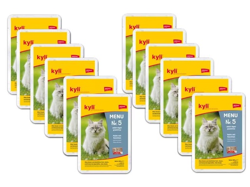 [90331606 560762] kyli Nassfutter Adult Léger, Menu Nr. 5, 12 x 100 g