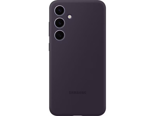 [90331612 1647899] Samsung Back Cover Silicone Galaxy S24+ Dunkelviolett