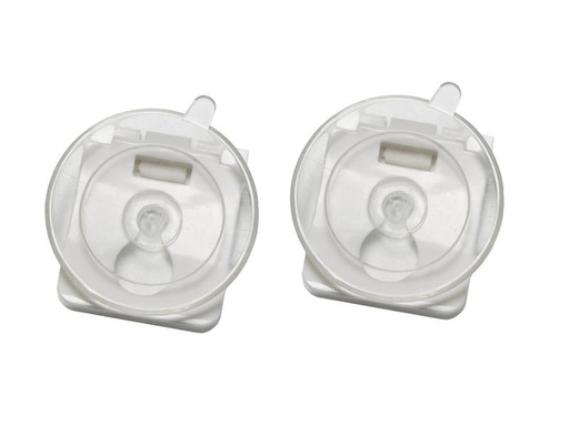 [90331687 1620892] Gardinia Ersatzteil Saugnapfset mit Clip Transparent