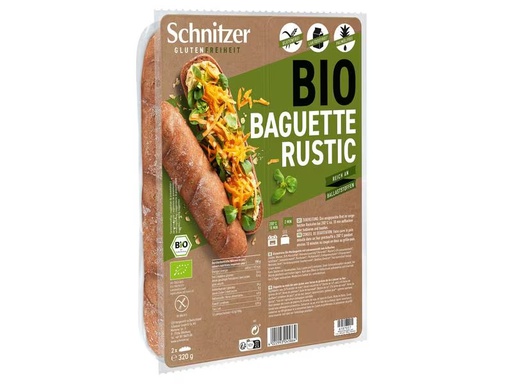 [90331691 923987] Schnitzer Bio Baguette Rustic 2 x 160 g