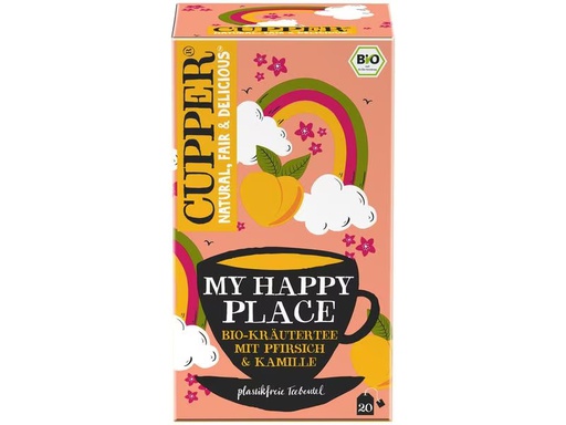 [90331739 1625870] Cupper Teebeutel My Happy Place 20 Stück
