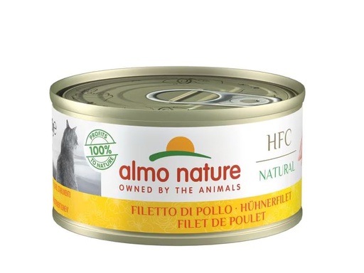 [90331982 1627332] Almo Nature Nassfutter HFC Natural Hühnerfilet 70 g