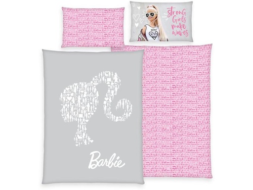 [90332020 1617728] Herding Bettwäschegarnitur Barbie 160 x 210 cm