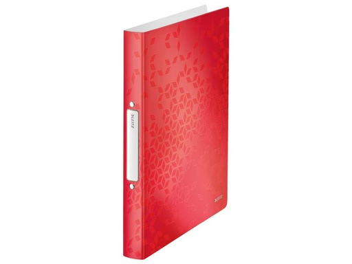 [90332104 1664693] Leitz Ringbuch WOW A4, 2.5 cm, Rot