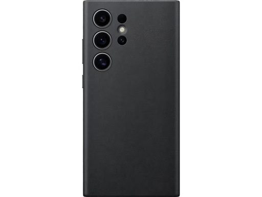 [90332129 1647929] Samsung Back Cover Vegan Leather Galaxy S24 Ultra Schwarz