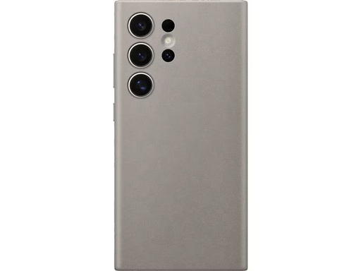 [90332136 1647928] Samsung Back Cover Vegan Leather Galaxy S24 Ultra Taupe
