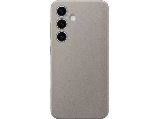 [90332155 1647886] Samsung Back Cover Vegan Leather Galaxy S24 Taupe