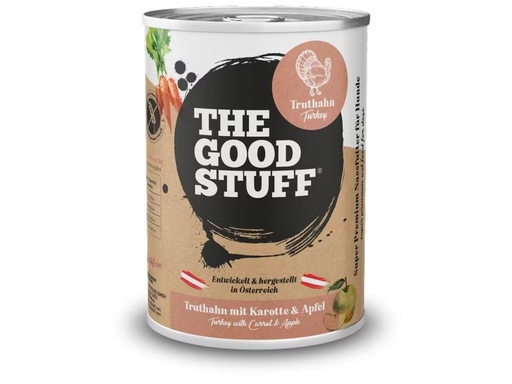 [90332163 1661596] The Goodstuff Nassfutter Adult Truthahn mit Karotte &amp; Apfel 400 g