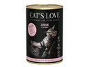 Cat's Love Nassfutter Junior Huhn Pur, 400 g