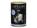Cat's Love Nassfutter Junior Kalb, 400 g