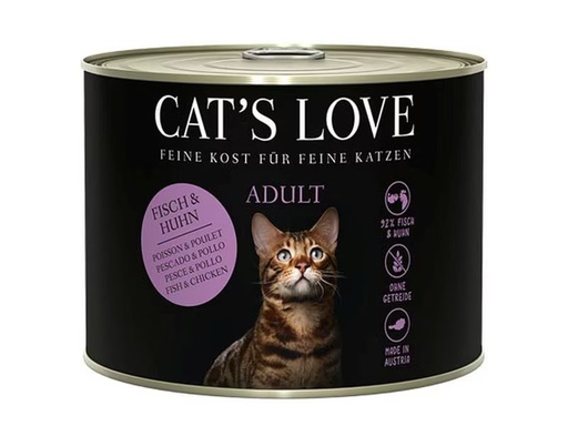 [90332351 1661098] Cat's Love Nassfutter Adult Fisch &amp; Huhn, 200 g