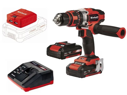 [90332699 1671869] Einhell Akku-Schlagbohrschrauber TE-CD 18/48 Li Kit