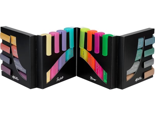 [90332881 1665320] Faber-Castell Textmarker 46 Deskset 16 Stück