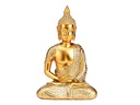 G. Wurm Dekofigur Buddha mit Glitter Gold
