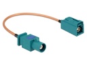 Delock Antennenkabel FAKRA Z – FAKRA Z , (m-f),  20 cm