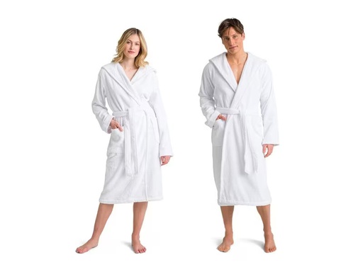 [90333107 1667480] Möve Bademantel Superwuschel S, Weiss