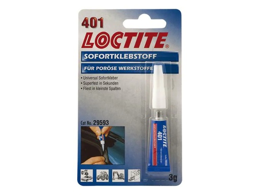 [90053449 603984] Loctite Klebstoff 401, 1 Stück, Transparent