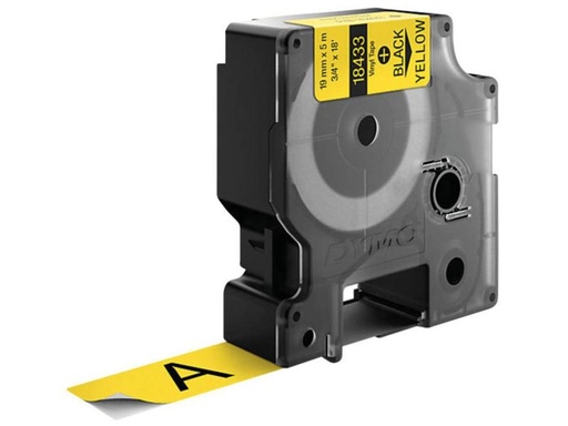 [90053450 202655] DYMO Beschriftungsband 18433 Schwarz auf Gelb