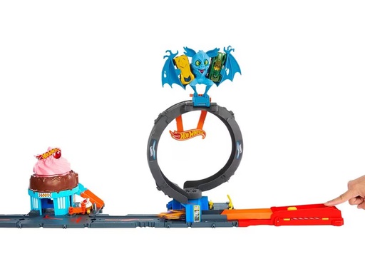 [90333172 1662257] Hot Wheels Action Cars Hot Wheels City Nemesis Bat vs Tire Shop