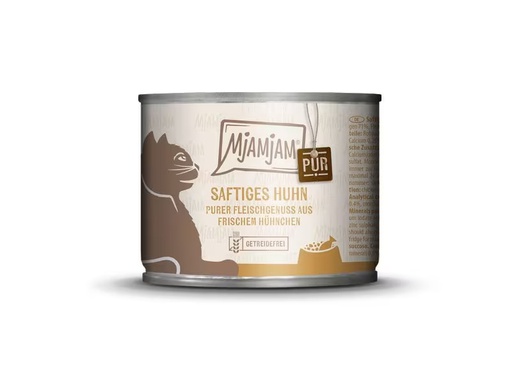 [90333219 1661763] Mjamjam Nassfutter Dose Huhn pur, 200 g
