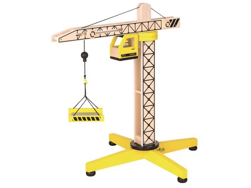 [90333289 1671706] Spielba Holzspielwaren Kran mit Figur