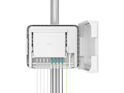 [90333347 1672149] Ubiquiti Wetterfestes Aussengehäuse UISP-Box-Plus + UACC-Fiber-SR-Kit