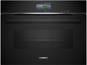 Siemens Einbaudampfbackofen CS756G1B1 Schwarz A+