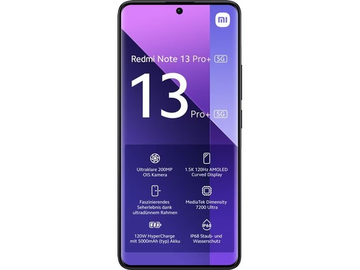 [90333387 1665143] Xiaomi Redmi Note 13 Pro+ 5G 512 GB Schwarz